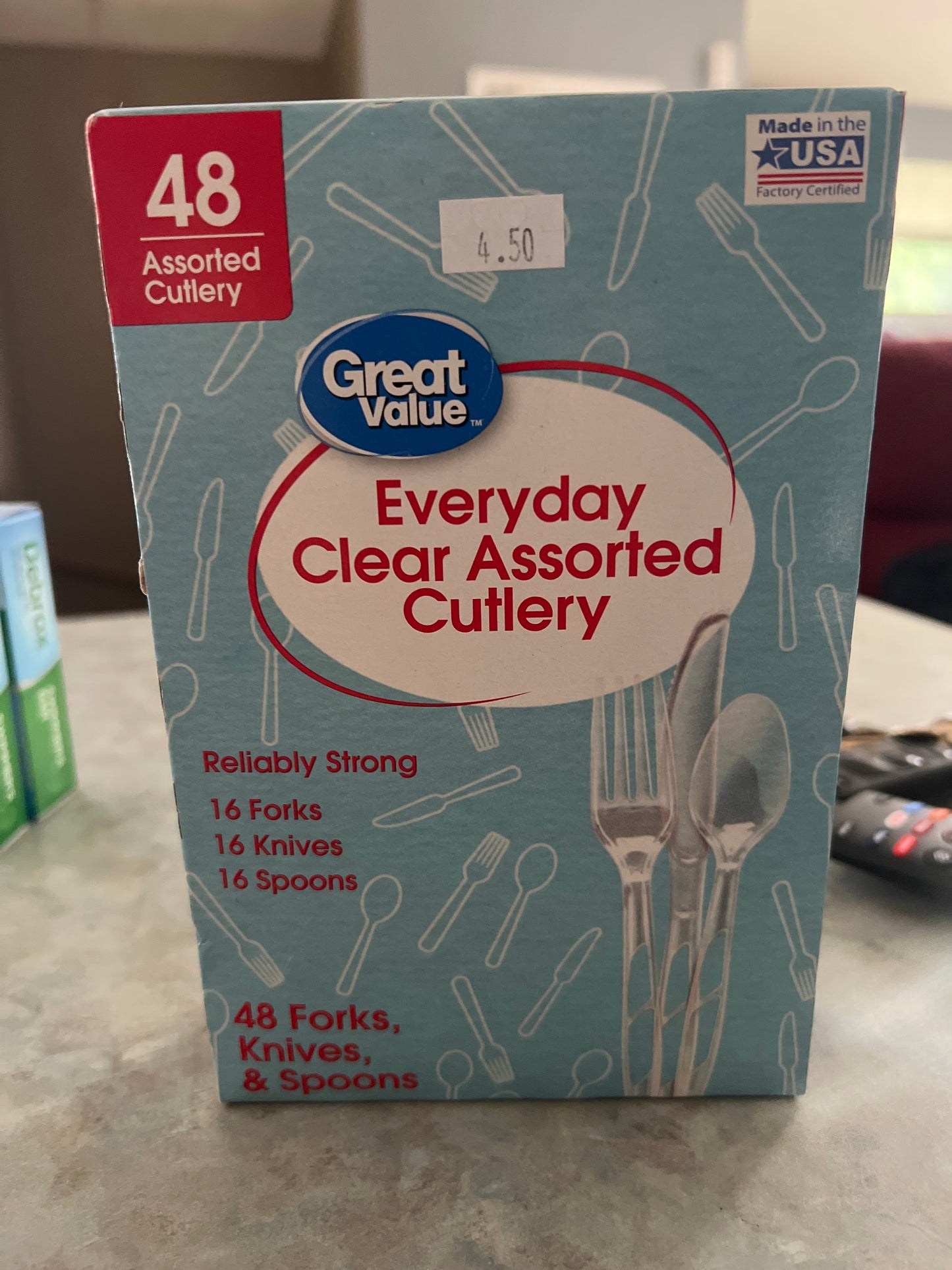 OL Everyday Assorted Clear Cutlery