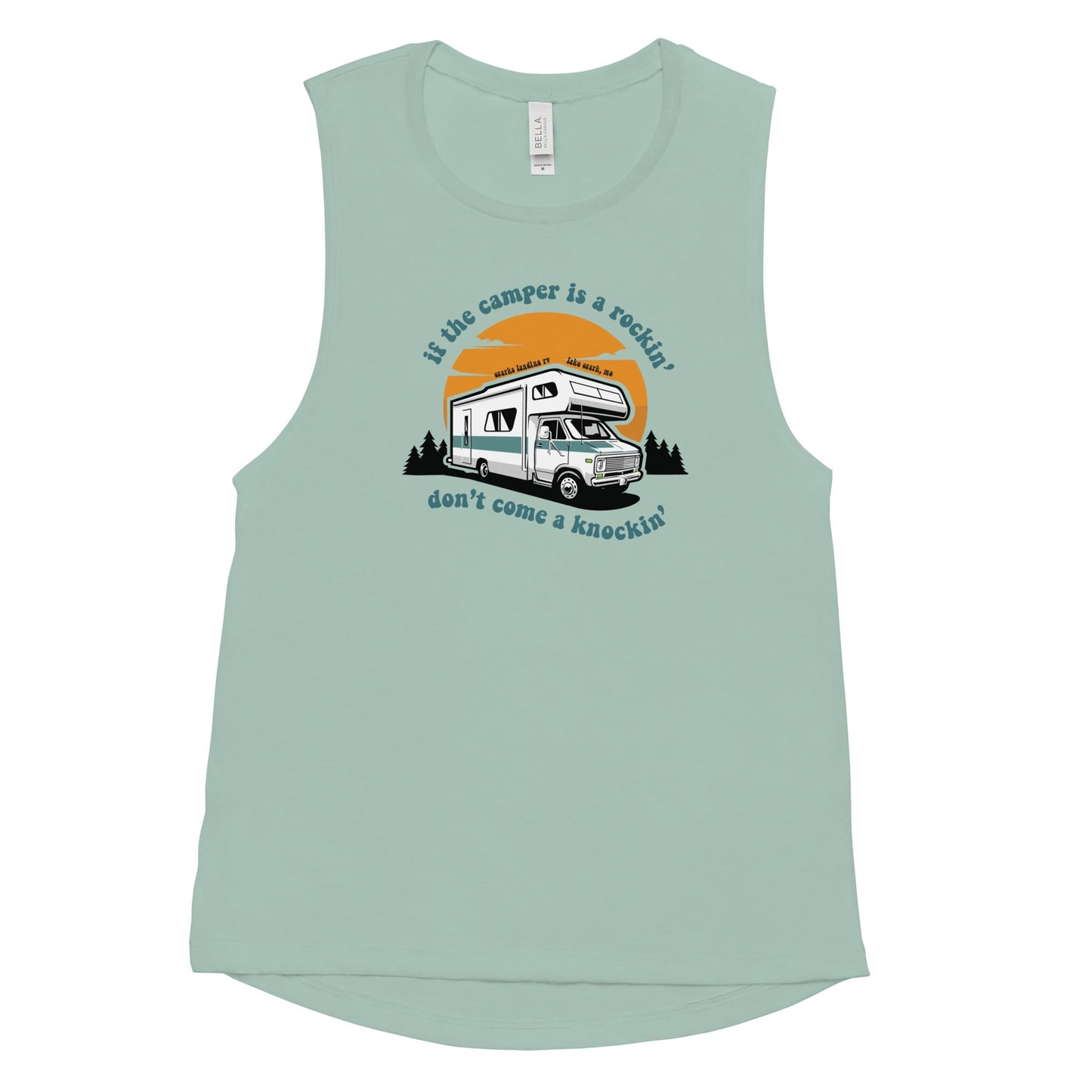 If the Camper is a Rockin'... Ozarks Landing RV Lake Ozark, MO Ladies’ Yoga Tank