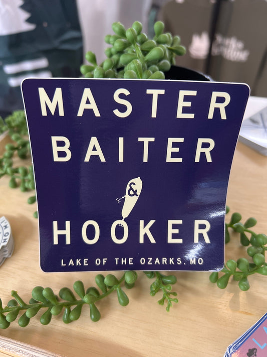 Master Baiter & Hooker Lake of the Ozarks Sticker