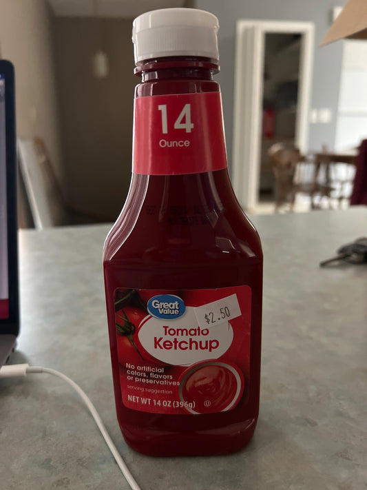 OL Great Value Ketchup