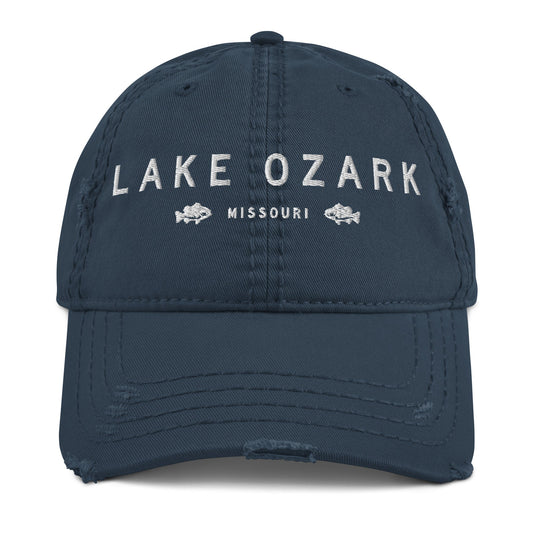 Lake Ozark, MO Distressed Dad Hat